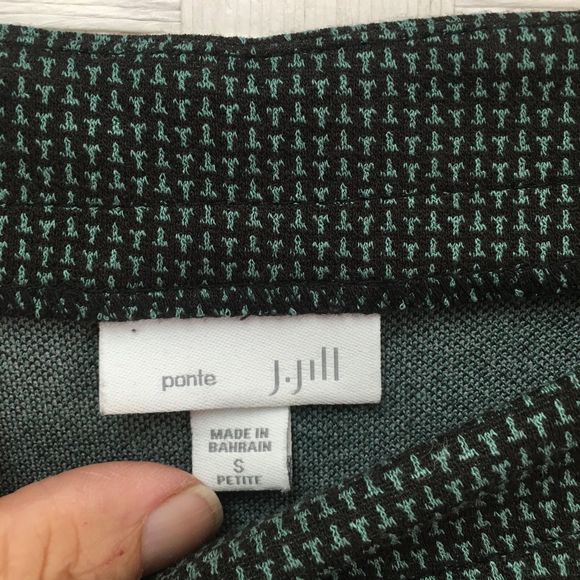 J Jill green top tunic size small petite - Picture 9 of 9